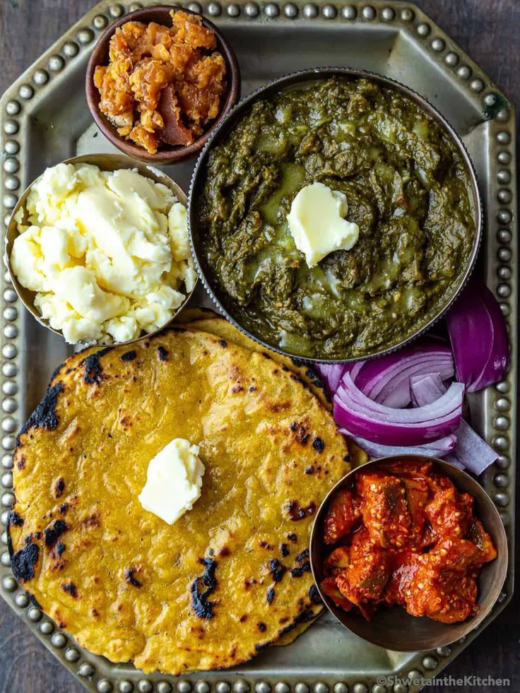 Punjabi food at vegetarian restaurant Radhe Gola Gamdi Chhota Udepur Gujarat India